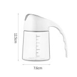 Bouteille d'assaisonnement de cuisine, pour sauce, rangement en verre pour huile et vinaigre, distributeur ...