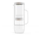 Bouteille et carafe filtrante waterdrop carafe filtrante en verre lucy