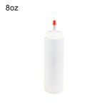 Bouteilles condiments a presser 8 / 16oz, huile, bouchon de fermeture, pot d'assaisonnement, bouteilles ...