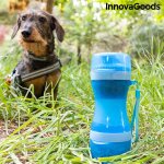 Bouteille avec distributeur d'eau et d'aliments pour animaux 2 en 1 pettap innovagoods