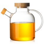 Bouteille distributrice d'huile d'olive de 650ml, pot d'huile de condiment, bouteille en verre anti - ... Bouteille distributrice d'huile d'olive de 650ml, pot d'huile de condiment, bouteille en verre anti - ...