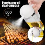Bouteille distributrice d'huile d'olive a double usage, bouteille de versement pour bbq, cuisine, huile ... Bouteille distributrice d'huile d'olive a double usage, bouteille de versement pour bbq, cuisine, huile ...
