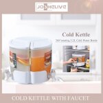 Bouteille d'eau froide rotative a 360 en plastique 5, 2 l, avec robinet a trois compartiments, théière ... Bouteille d'eau froide rotative a 360 en plastique 5, 2 l, avec robinet a trois compartiments, théière ...
