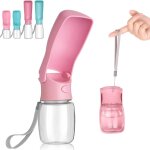 Bouteille d'eau pliable pour chien - 350ml bouteille d'eau de voyage portable pour chien bouteille d'eau ...