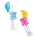 Bouteille d'eau portable sans dversement avec bouchon adaptateur standard, paille a boire pour bb, ...