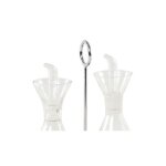 Bouteille d'huile / vinaigre anti - goutte avec support en m�tal andrea house