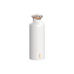 Bouteille isotherme blanche avec bouchon d�vissable 75 cl