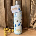 Bouteille isotherme en inox abeille et campanule par alex clark