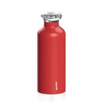 Bouteille isotherme rouge avec bouchon d�vissable 50 cl