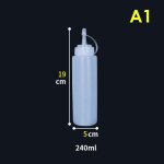 Bouteille en plastique a presser pour décoration de gâteau, accessoires de cuisson, gadgets de cuisine, ... Bouteille en plastique a presser pour décoration de gâteau, accessoires de cuisson, gadgets de cuisine, ...