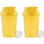 Bouteille de secoueur a boucle classique, tasse de secoueur de prot�ines avec boule d'agitation, bouteille ...