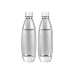 Bouteilles sodastream fuse white (pour les machines a eau gazeuse sodastream), 2 x 1 l
