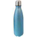 Bouteille thermos bleu en inox - by cbkreation