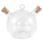 Bouteille en verre d'huile et de vinaigre a haute temp�rature, pot en verre scell� pour assaisonnement, ...