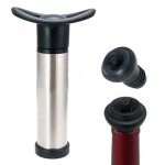 Bouteille de vin en acier inoxydable, economiseur de vide, scellant, conservateur, pompe de bar avec ...