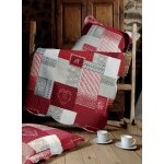 Boutis et taies avec imprim� patchwork romantique