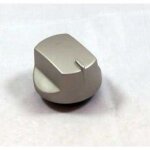 Bouton bruleur gaz alu dia 8 mm pour table de cuisson ariston