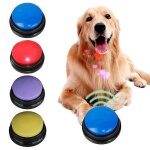 Bouton de communication pour animaux de compagnie bo�te de son chien jouet parlant enregistrement sondeur ...