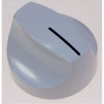 Bouton gaz blanc de table de cuisson faure