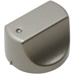 Bouton manette inox d'origine four cuisinire (c00298879 kitchenaid indesit whirlpool ariston hotpoint ...