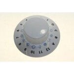 Bouton programmateur blanc pour lave linge indesit