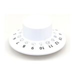 Bouton programmateur blanc pw pr pour lave linge indesit - c00295475