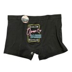 Boxer coton open barre homme