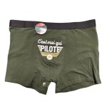 Boxer coton pilote homme