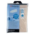 Brabantia - 169403 - housse de repassage - coton et mousse - 2 mm - cru Brabantia - 169403 - housse de repassage - coton et mousse - 2 mm - cru