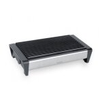 Brabantia chauffe - plat, 2 bougies - matt steel with black grille