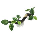 Branche d'escalade en rsine pour reptiles, branche d'angle, terrarium, plantes simules, rservoirs ...