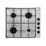 Brandt bpe6410x - table de cuisson au gaz - 4 plaques de cuisson - niche - largeur : 56 cm - profondeur ...