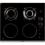 Brandt bpi6413bm - table de cuisson mixte induction et gaz - 4 plaques de cuisson - niche - largeur : ... Brandt bpi6413bm - table de cuisson mixte induction et gaz - 4 plaques de cuisson - niche - largeur : ...