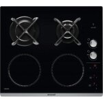 Brandt bpi6414bm - table de cuisson mixte induction et gaz - 4 plaques de cuisson - niche - largeur : ... Brandt bpi6414bm - table de cuisson mixte induction et gaz - 4 plaques de cuisson - niche - largeur : ...