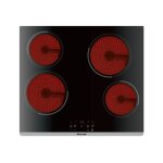 Brandt bpv6420b - vitroc�ramique - 4 plaques de cuisson - niche - largeur : 56 cm - profondeur : 49 cm ...