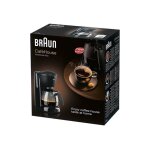 Braun cafhouse kf 560 / 1 puraroma plus - cafetire - 10 tasses - noir