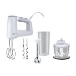 Braun multimix 3 hm 3137 wh - batteur  main - 500 watt - blanc