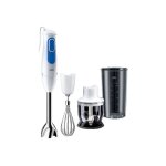 Braun multiquick 3 mq3025wh spaghetti - mixeur  main - 700 watt - blanc / bleu