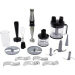 Braun multiquick 9 mq 9187xli - mixeur � main - 1. 2 kwatt - noir premium / acier inoxydable bross�