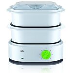 Braun tribute collection fs 3000 - cuiseur vapeur - 850 watt - blanc / vert