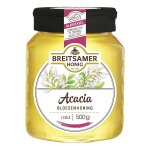 Breitsamer miel d'acacia doux naturel 500g - miel pur, saveur l�g�re, parfait pour th�, cuisine et p�tisserie, ...