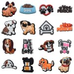 Breloques en forme de chiens pour crocs, accessoires, baskets, chaussures, dcorations, epingles pour ...