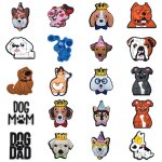 Breloques en forme de chiens pour crocs, accessoires, baskets, chaussures, dcorations, epingles pour ...