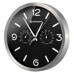 Bresser mytime dcf thermo - / hygro - horloge murale 25cm noir 8020315cm3000