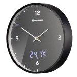 Bresser mytime ledsec horloge murale 24 cm - anthracite 8020215mgu000
