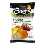 Bret?s chips saveur chvre & piment d'espelette pommes de terre de france 125g (lot de 6)