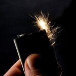 Briquet allumette porte cles