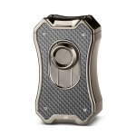 Briquet cigare de table carbone 4 flammes Briquet cigare de table carbone 4 flammes