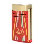 Briquet dupont le mans rouge dor� maxijet
