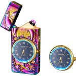 Briquet electrique dauphin avec fonction horloge, briquet electrique rechargeable usb avec un beau cadran, ... Briquet electrique dauphin avec fonction horloge, briquet electrique rechargeable usb avec un beau cadran, ...